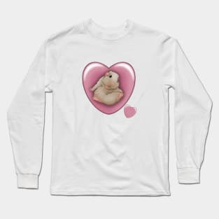 Piggy Love Heart Long Sleeve T-Shirt